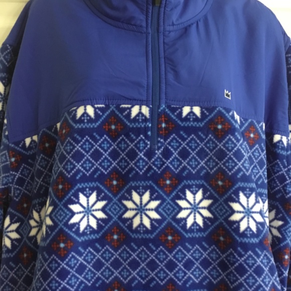 Ski Season Fleece/Nylon Pullover - Picture 3 of 10